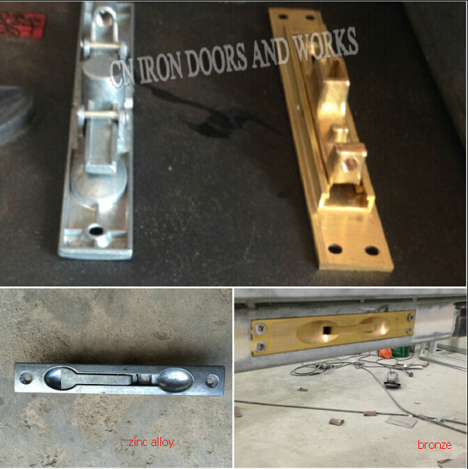 Iron Door Flush bolt options