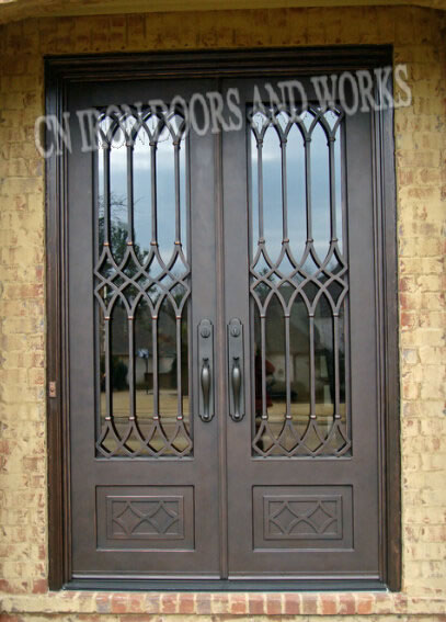 Iron doors