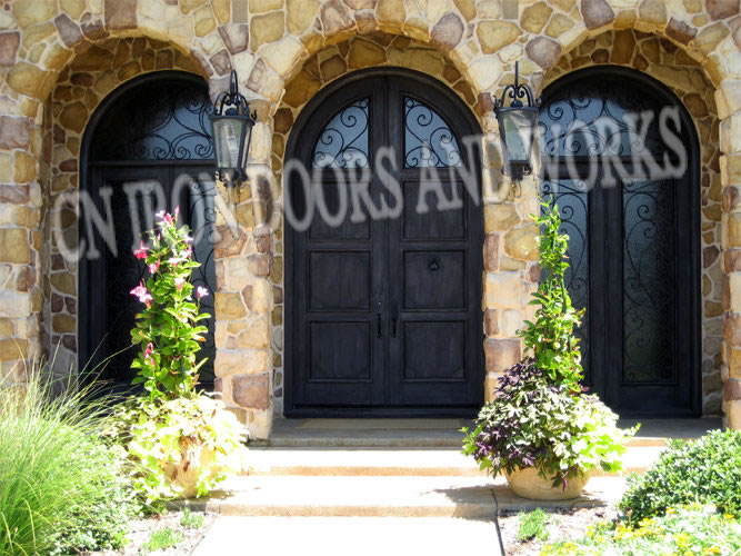 Iron doors