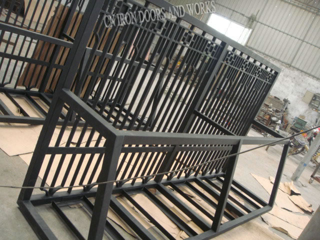 Iron gates