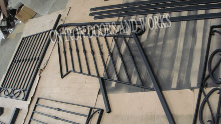 Iron railings