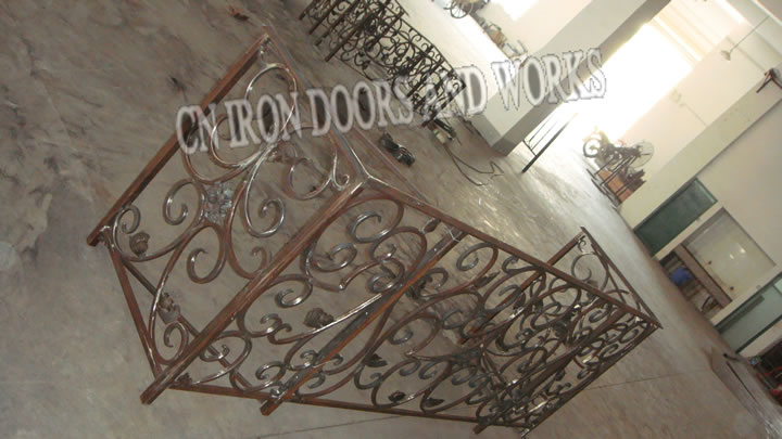 Iron railings