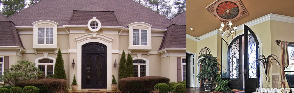 Iron doors
