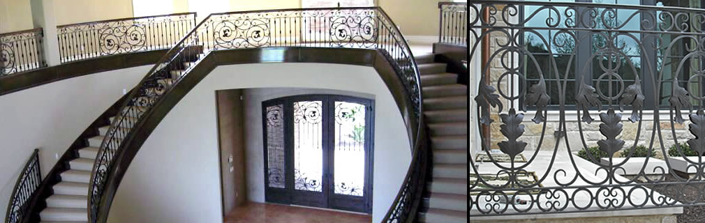 Iron railings