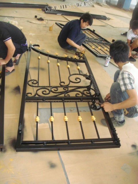 Iron gates