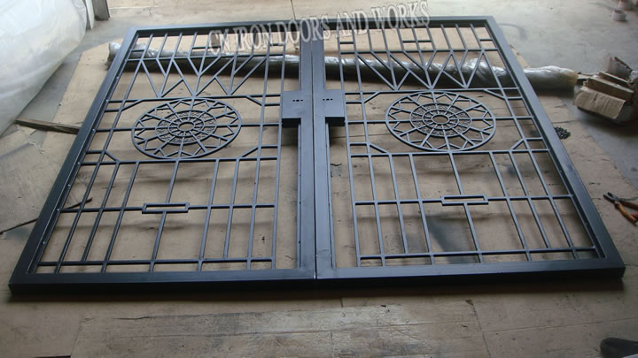 Iron gates