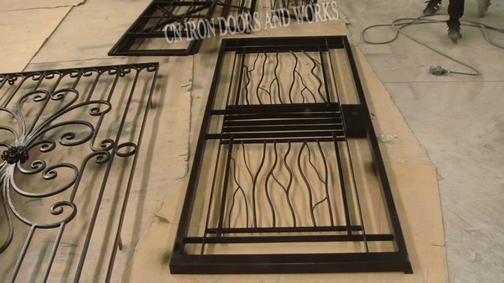 Iron gates