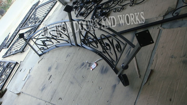 Iron railings