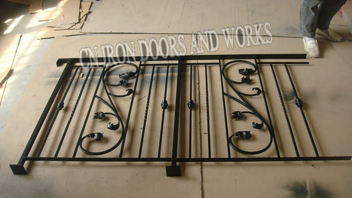 Iron railings
