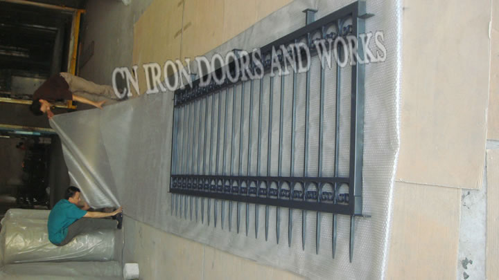 Iron railings